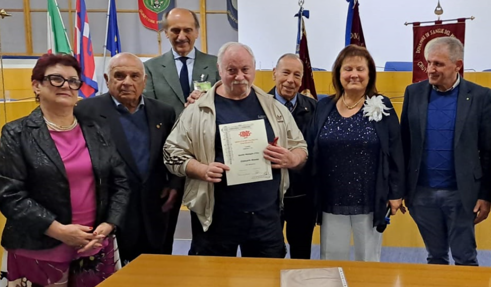 Fidas Settimo Premiati I Donatori Benemeriti Prima Settimo