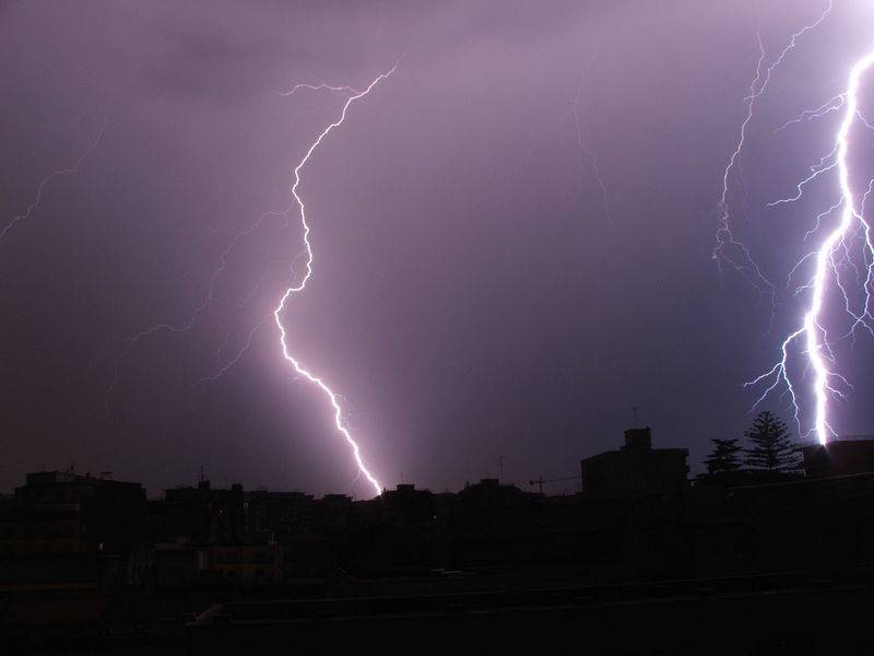 Allerta gialla per temporali: attese piogge intense, grandine e vento