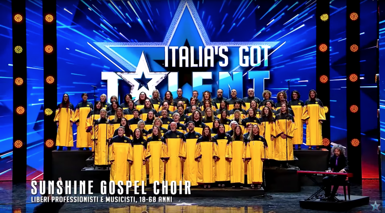 Sushine Gospel Choir conquista il Golden Buzzer a Italia’s Got Talent – IL VIDEO