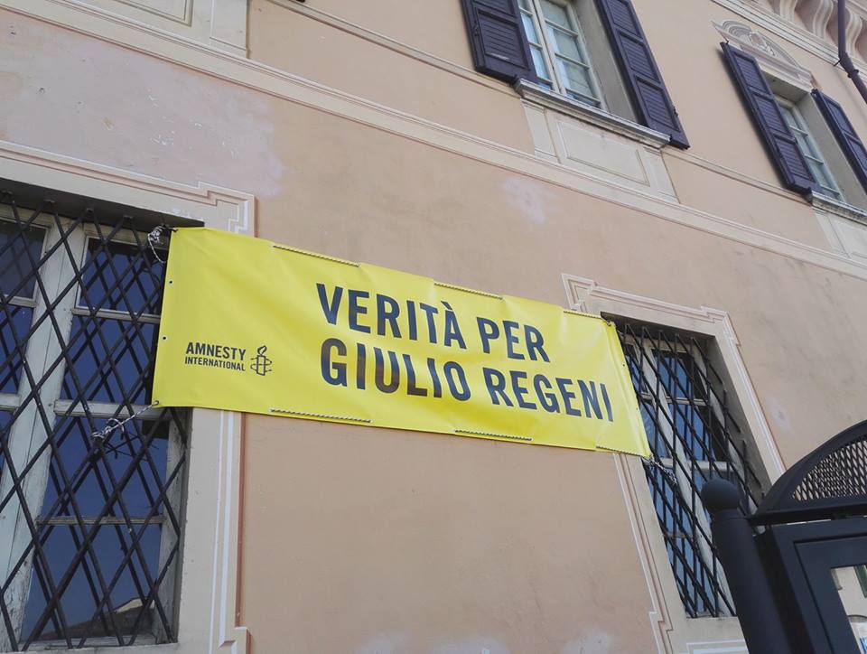 Il Comune si mobilita per la liberazione di Zacky e per ottenere verità sul giovane Giulio Regeni