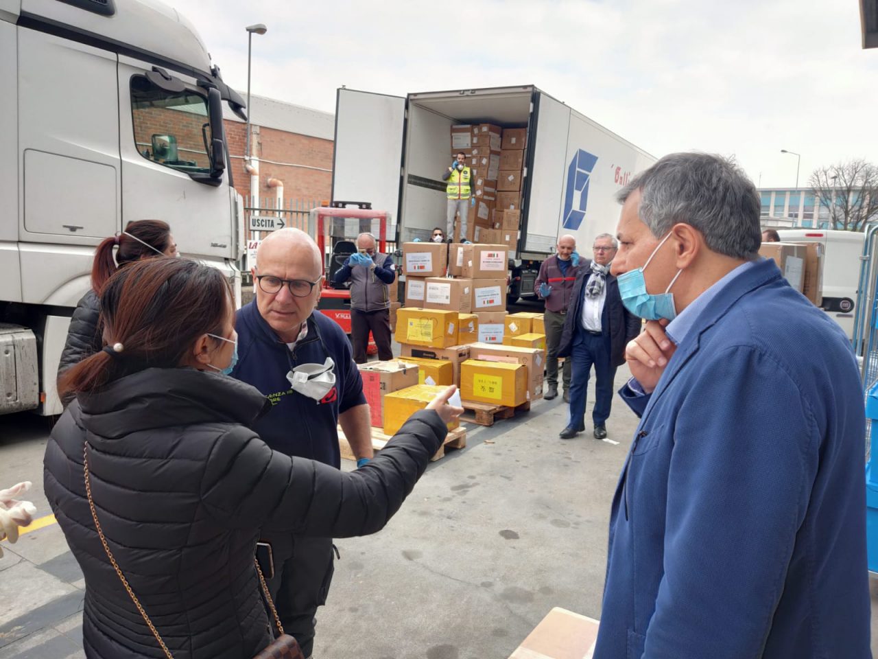 Emergenza Coronavirus: arrivati gli aiuti dalla Cina.