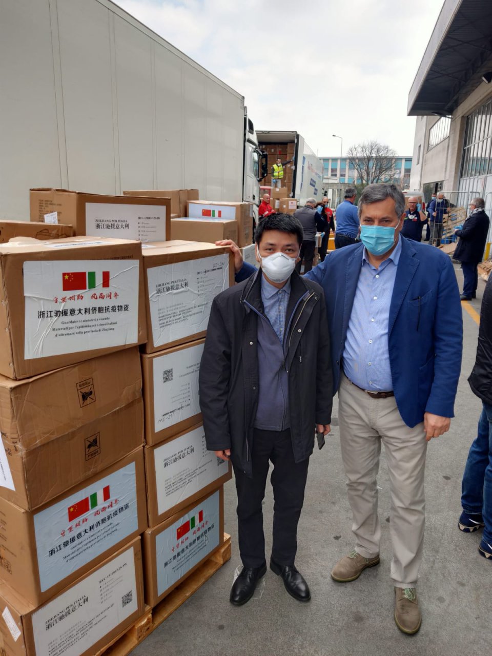 Emergenza Coronavirus: arrivati gli aiuti dalla Cina.