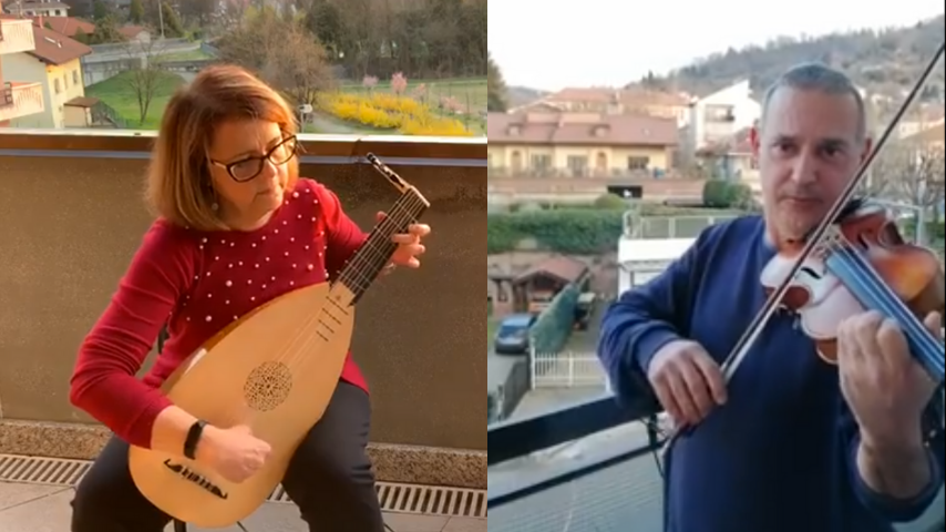 La musica ai tempi del Coronavirus: i musicisti che si esibiscono sui balconi