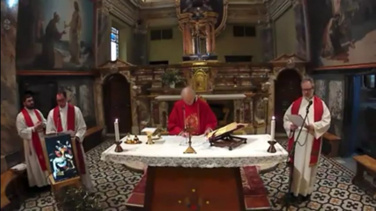 La messa di Pasqua sarà trasmessa “on air” dagli autoparlanti della palestra