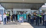 Dalla Protezione Civile uova di Pasqua per i bambini dell'ospedale Regina Margherita. LE FOTO