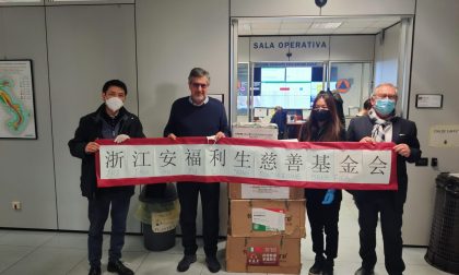 Ventilatori polmonari donati dalla Cina. FOTO