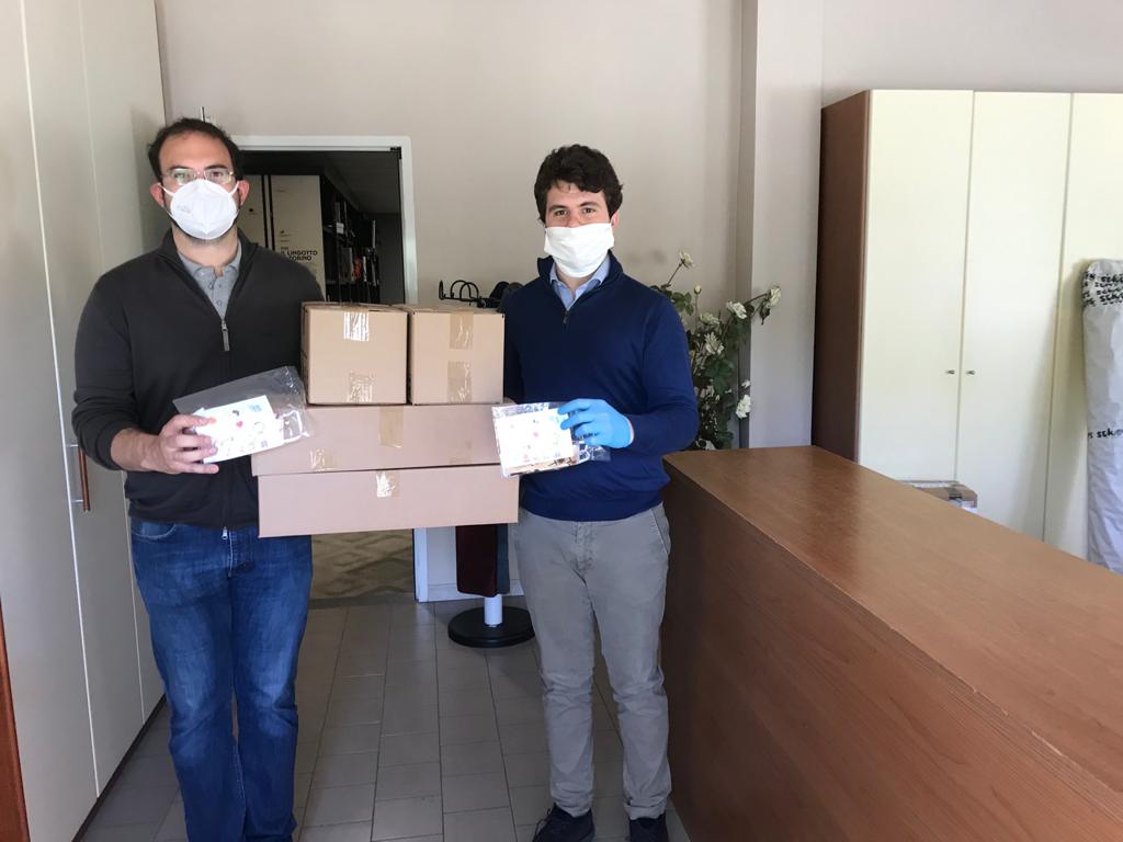 Distribuzione delle mascherine ai bambini dai 3 ai 6 anni