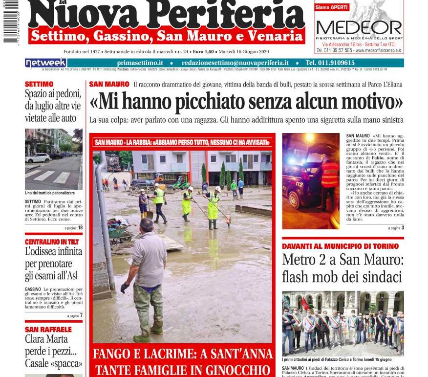 La Nuova Periferia di Settimo di martedì 16 giugno è in edicola