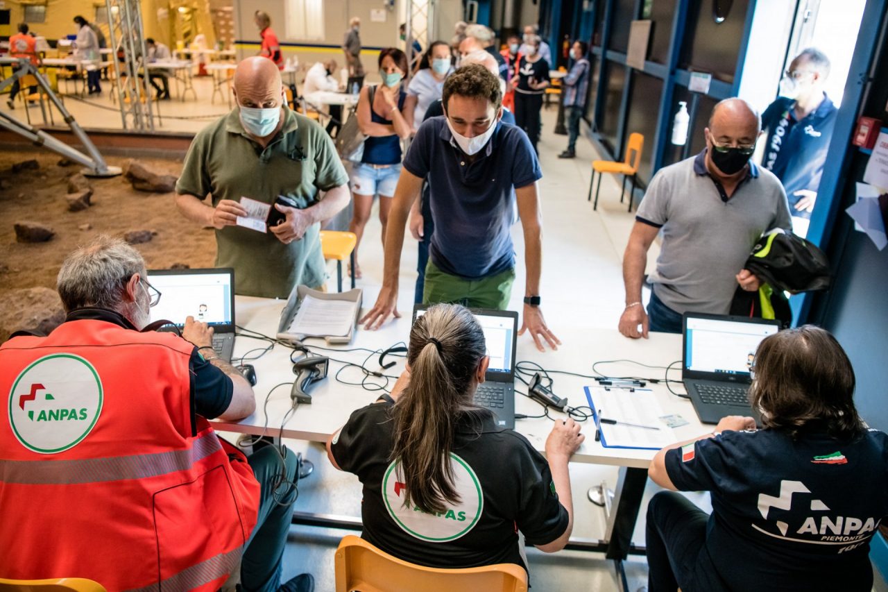 Test sierologici per volontari e dipendenti Anpas