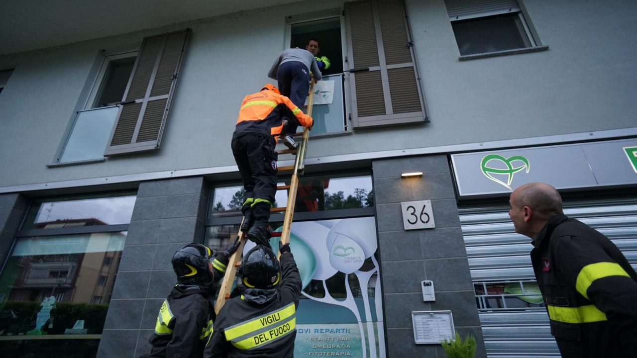 Evacuate famiglie anche al Green River.  VIDEO