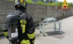 Batteria in fiamme: intervengono i Vigili del fuoco