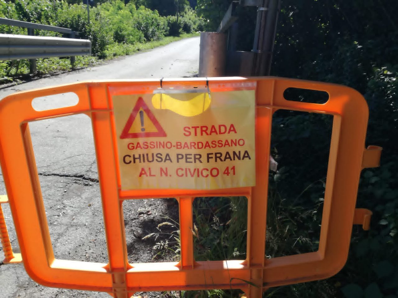 Strada Gassino – Bardassano: chiusura prolungata fino al 6 luglio