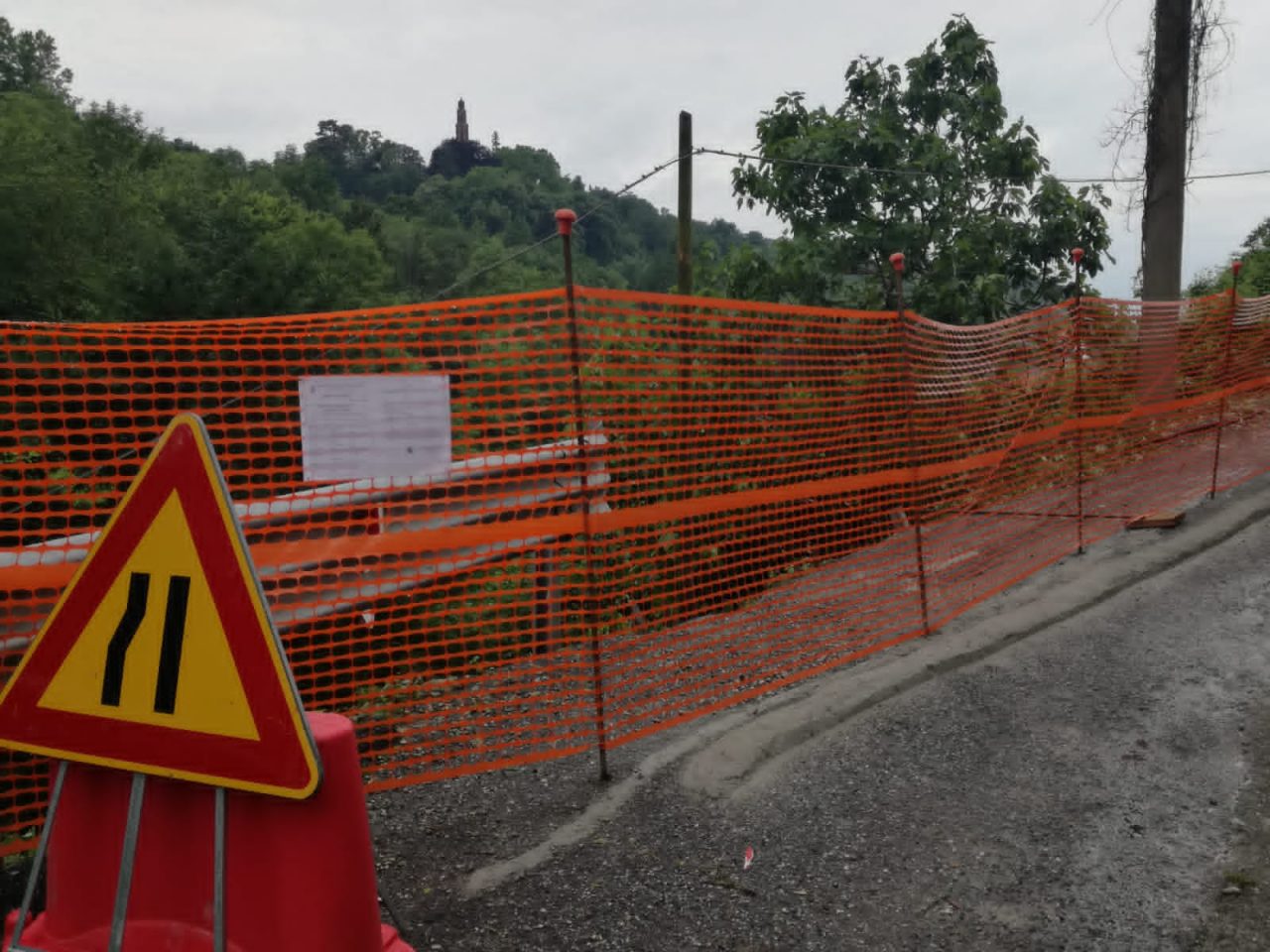 Tetti Falchero, cominciati i lavori per mettere in sicurezza la strada