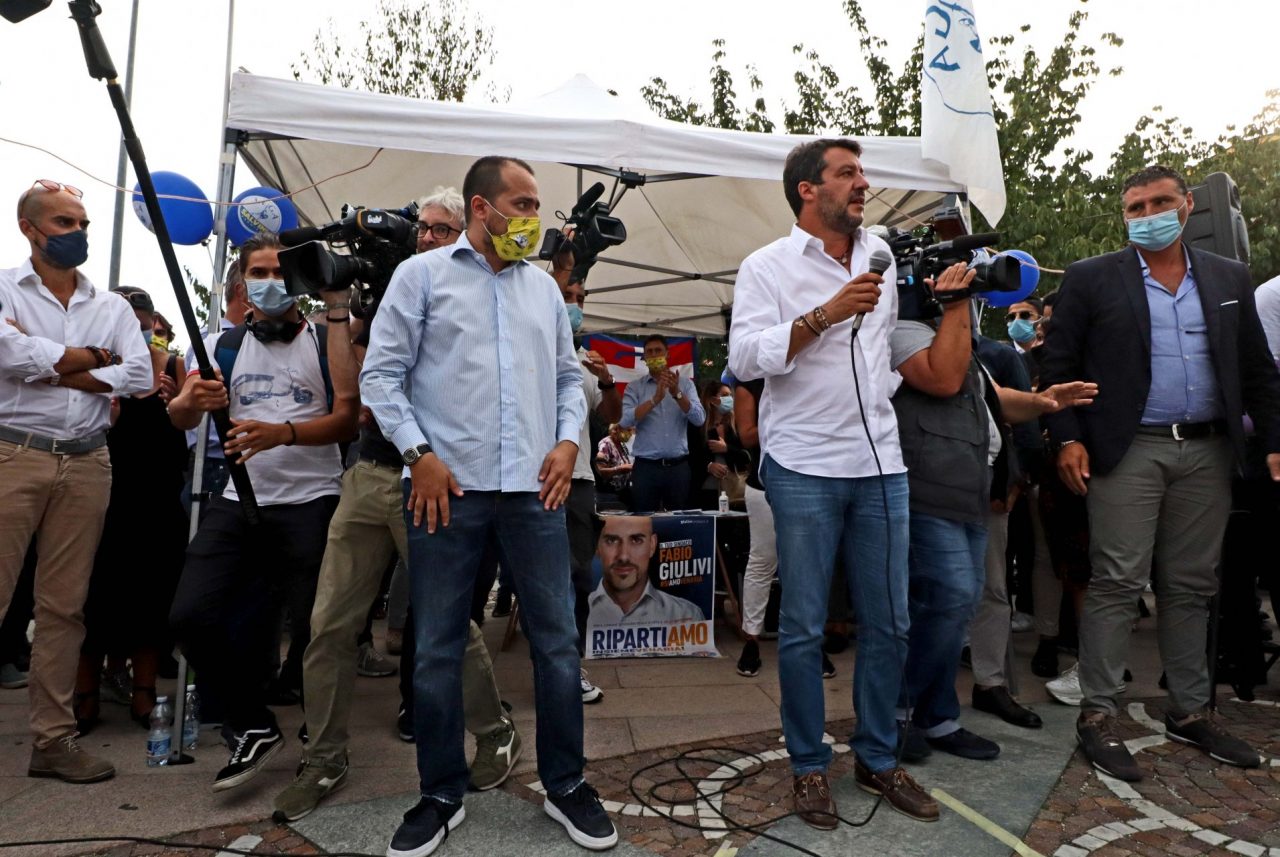 Matteo Salvini a Venaria Reale mercoledì 16 settembre 2020