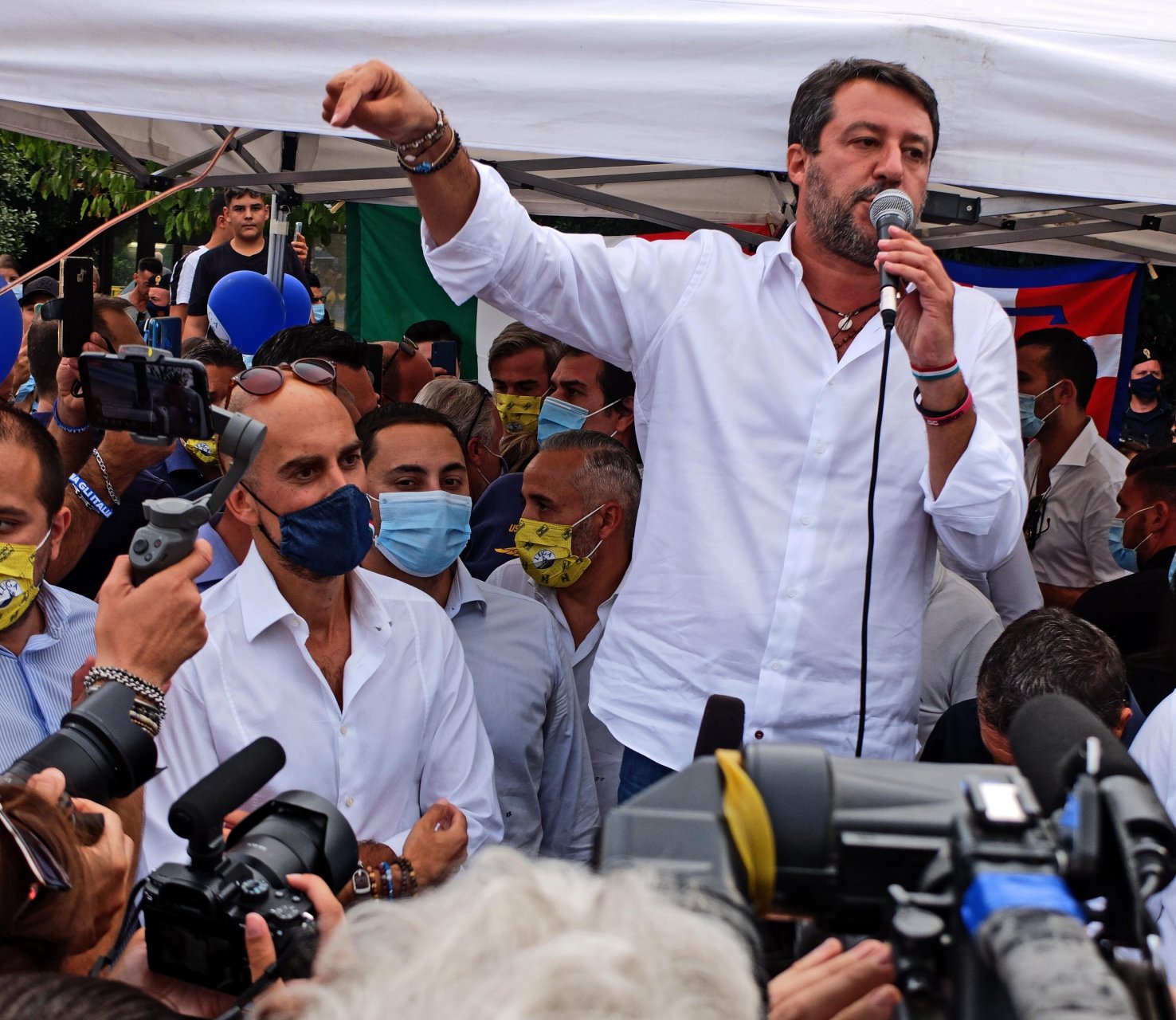 Matteo Salvini a Venaria Reale mercoledì 16 settembre 2020