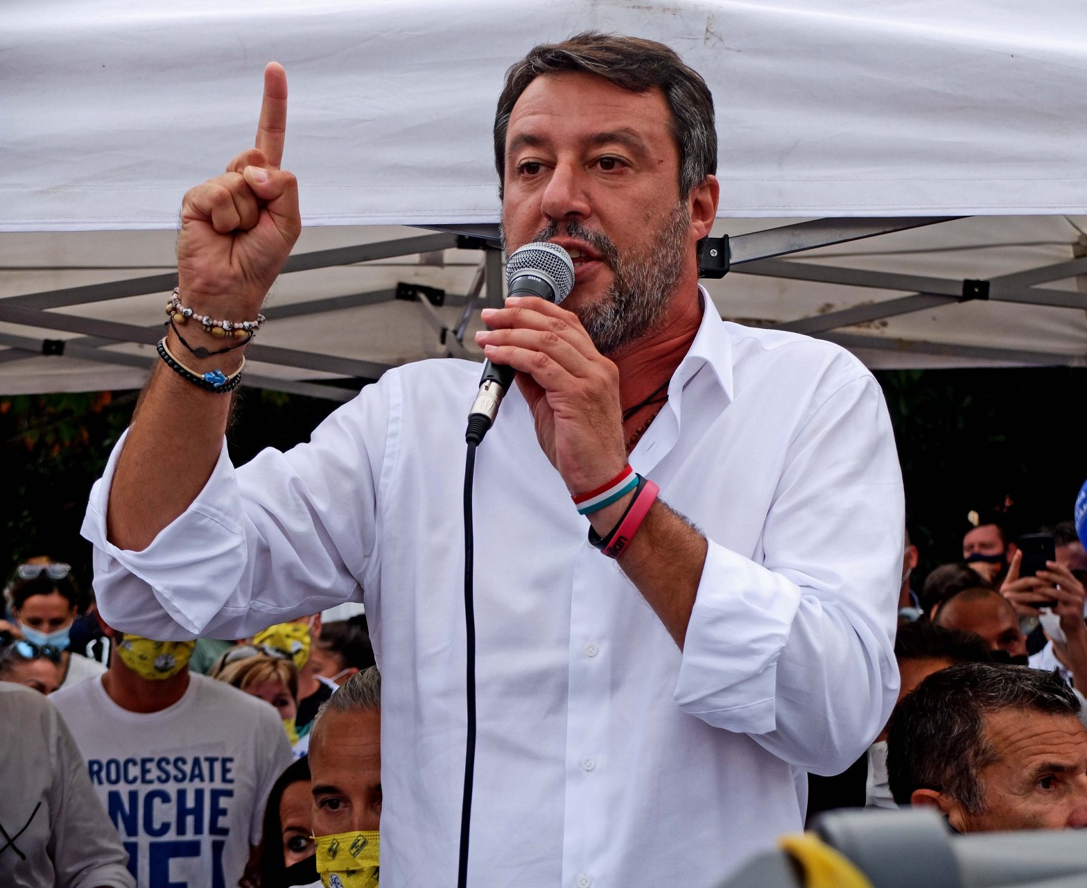 Matteo Salvini a Venaria Reale mercoledì 16 settembre 2020