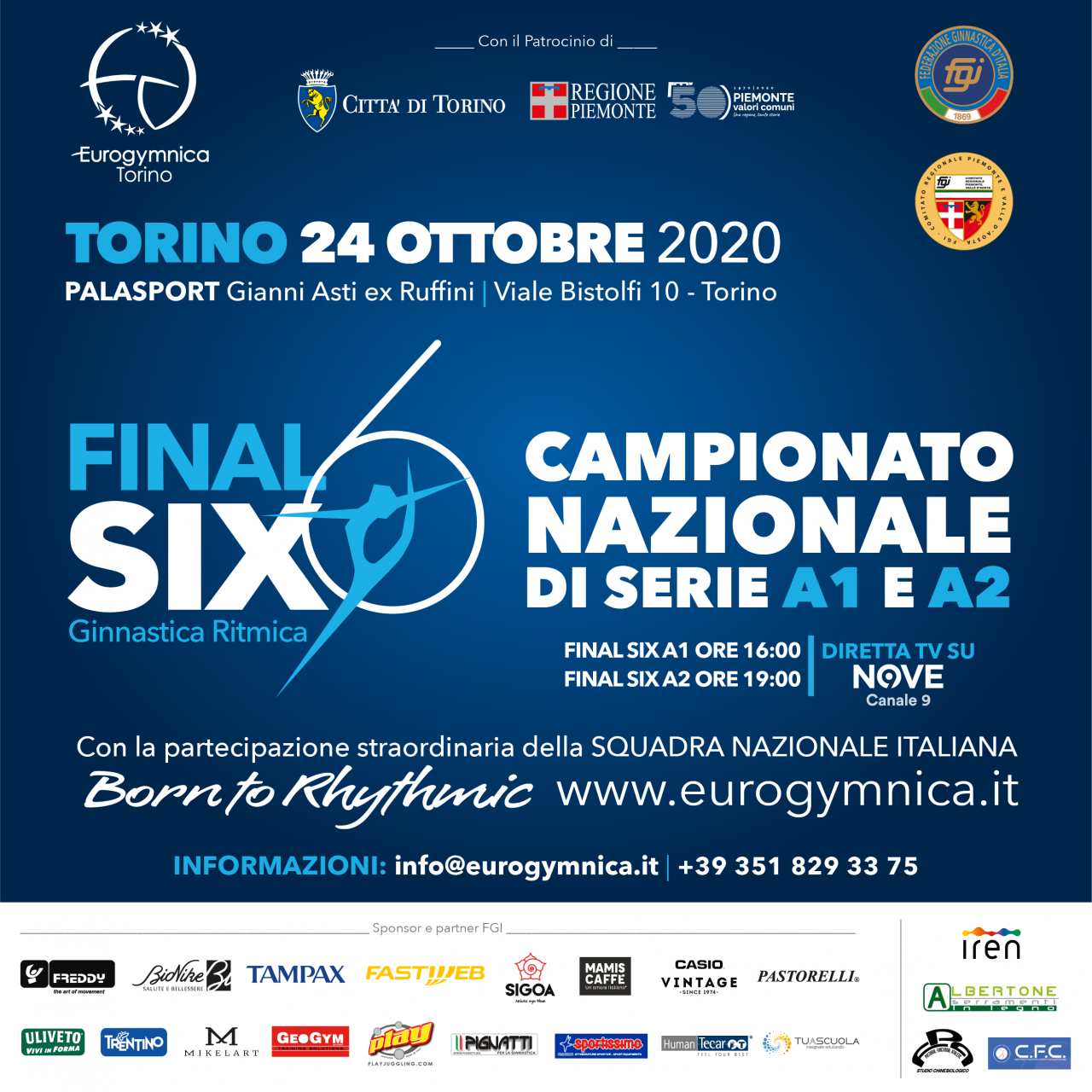 Ginnastica ritmica, presentata la Final Six di Torino