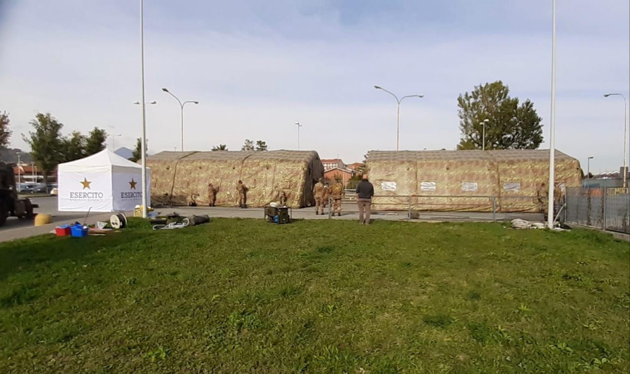 Emergenza Covid: la Regione potenzia gli ospedali con tensostrutture esterne