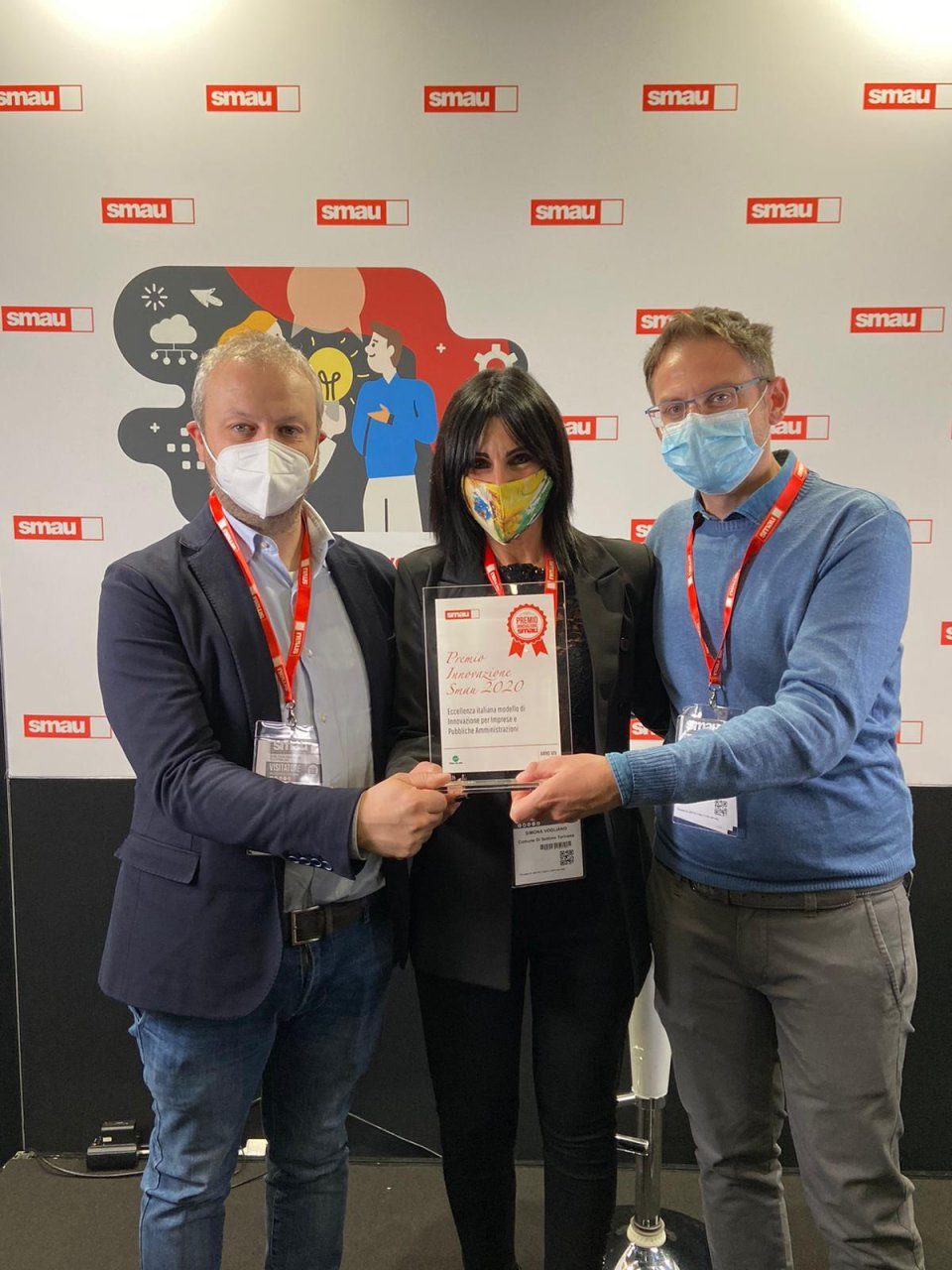 Il Comune di Settimo Torinese premiato allo Smau di Milano per il sistema di prevenzione