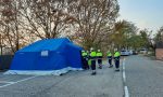 Tamponi drive through a Castiglione, montata la tesostruttura nel parcheggio del chiostro. FOTO E VIDEO