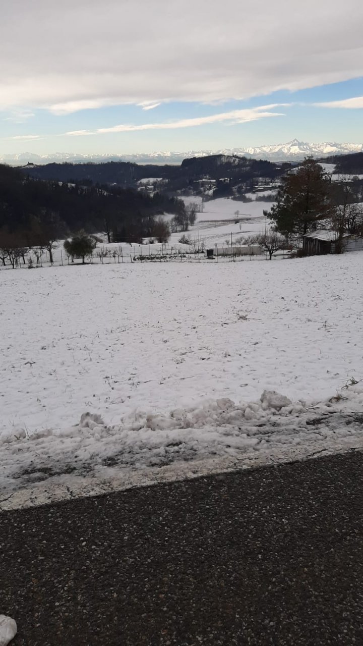 E’ tornata la neve in collina
