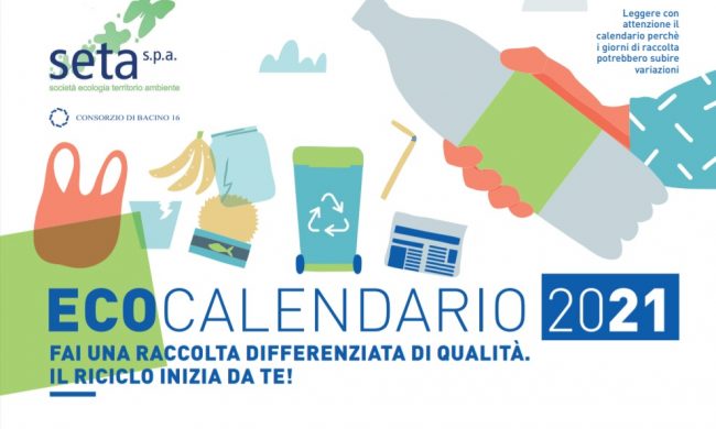 Ecocalendari disponibili in Comune per persone anziane o chi non può utilizzare il pc