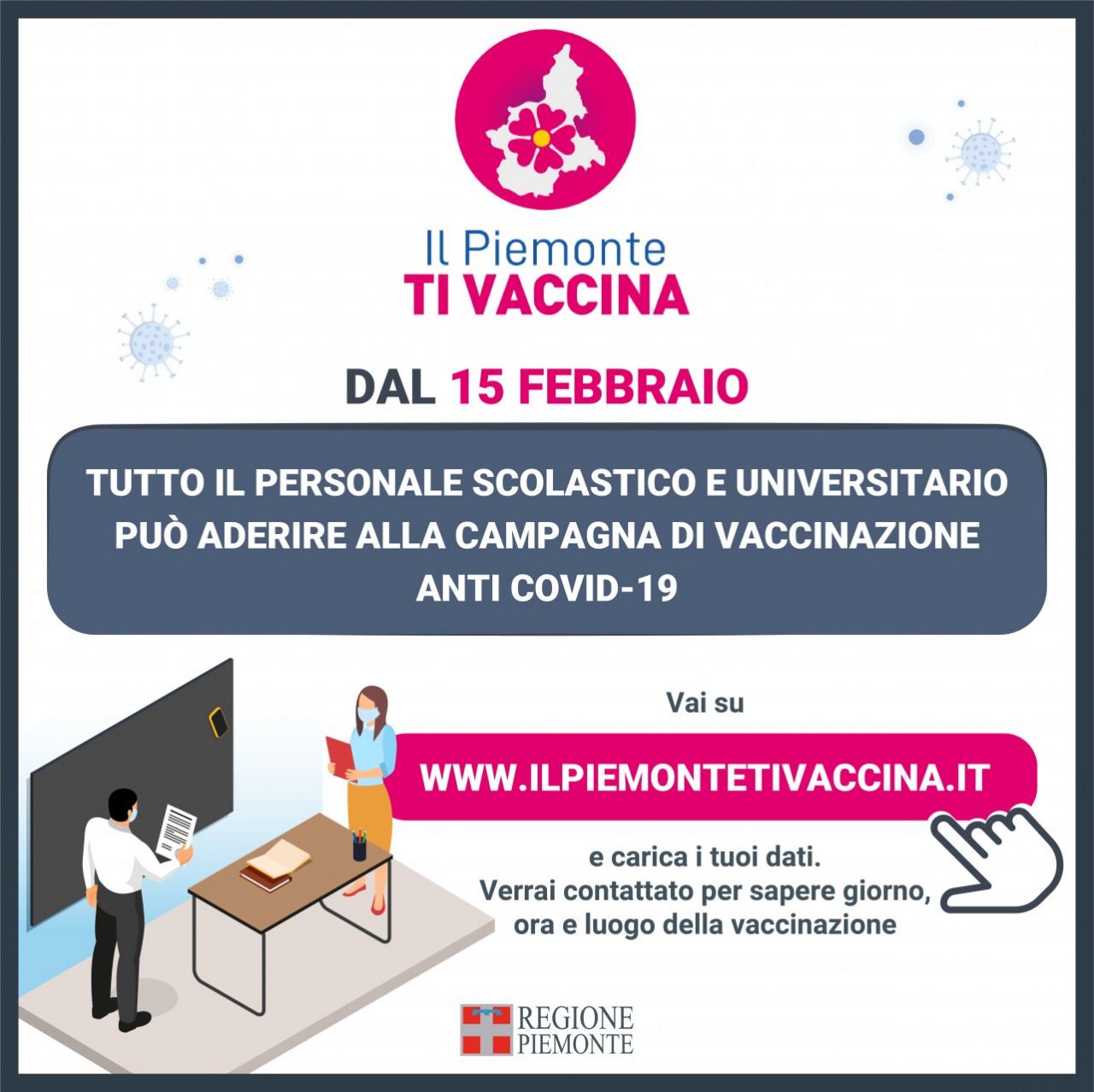 Iniziata la campagna vaccinale per  personale e docenti del mondo scolastico e universitario