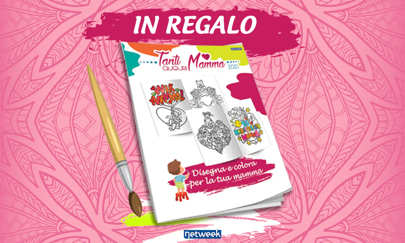 Tanti Auguri Mamma: questa settimana in regalo l’album da colorare
