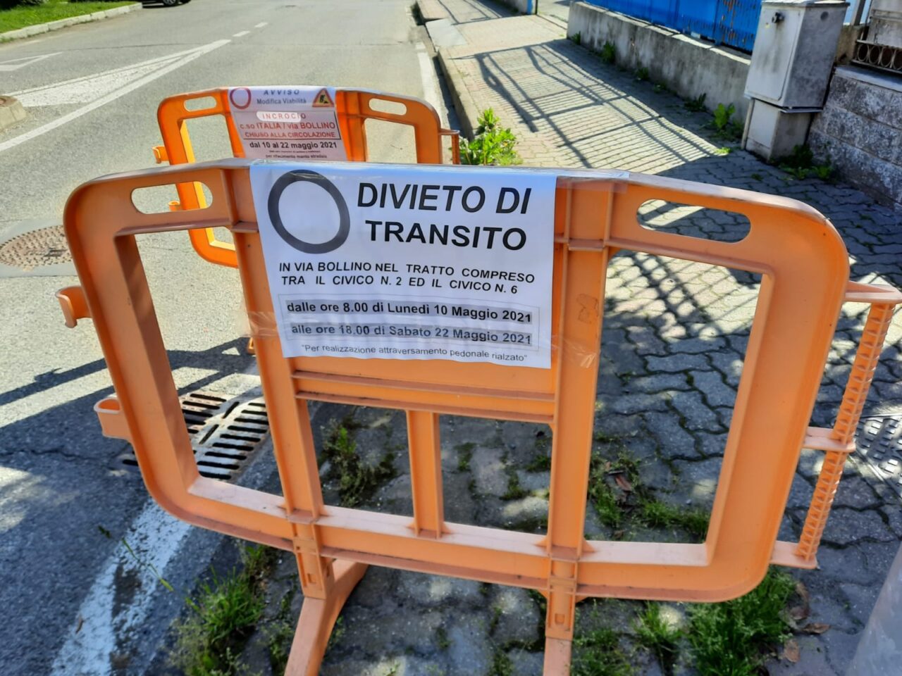 Gassino, da lunedì 10 maggio al via i lavori tra corso Italia e viale Bollino. Come cambia la viabilità