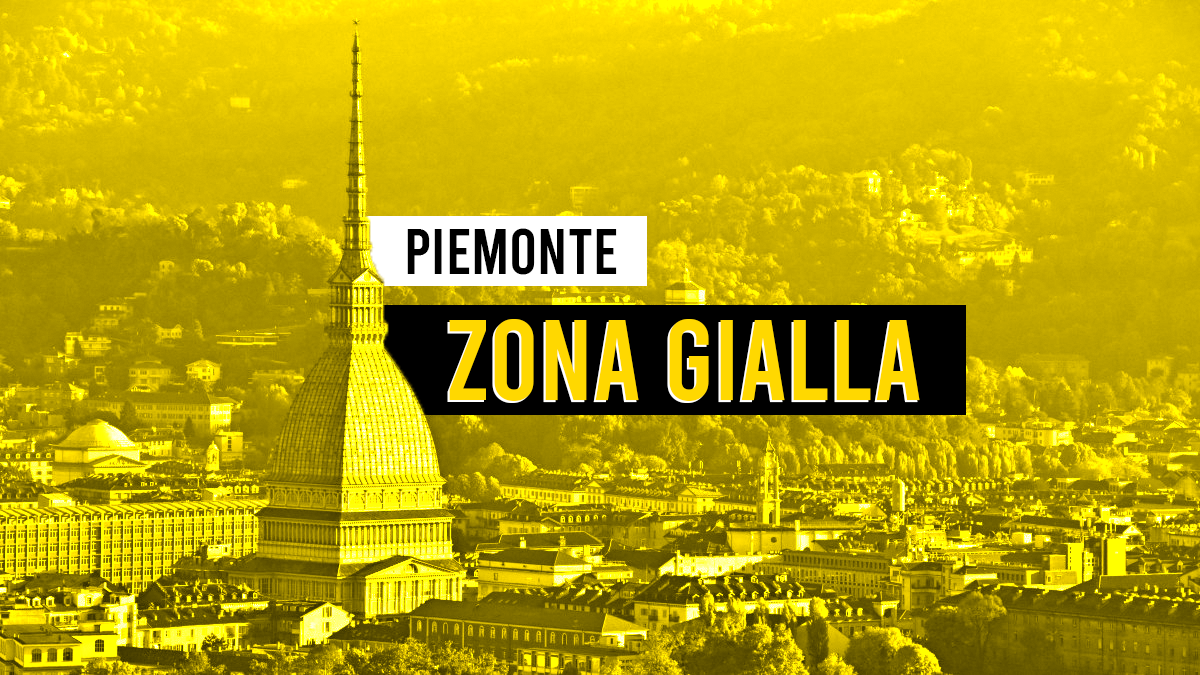 Per il Piemonte si profila uno scenario da zona gialla