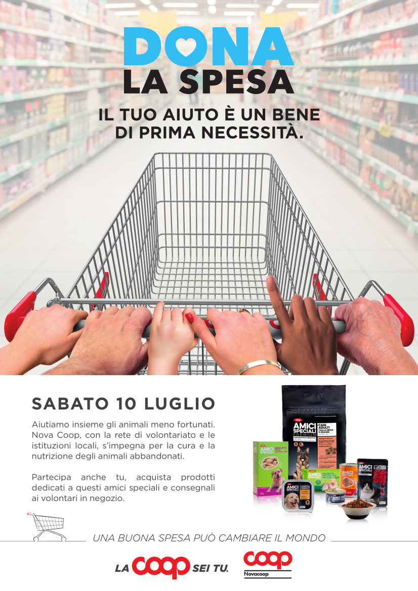 Nova Coop scende in campo per aiutare gli amici a quattro zampe