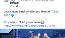 Olimpiadi,  la settimese Laura Vigna nella squadra "ideale" di softball a Tokyo 2020