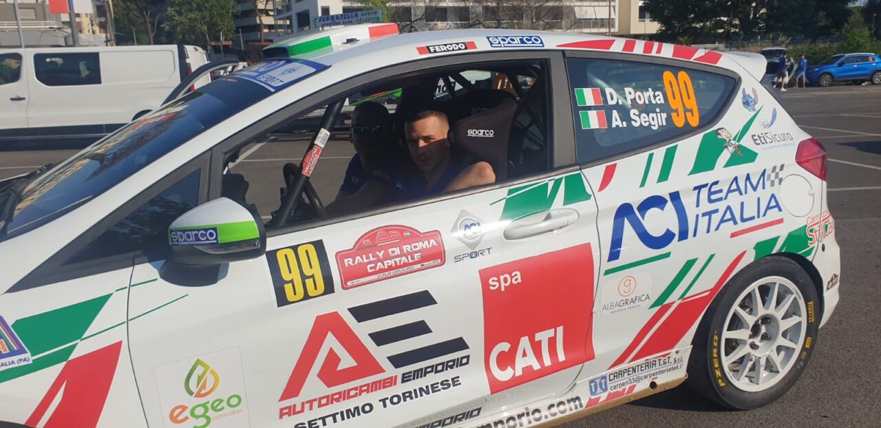 “Rally Roma Capitale”, buon inizio per Davide Porta nella prima prova speciale