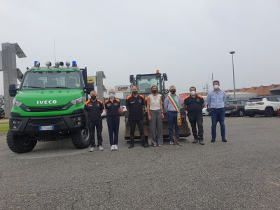 Protezione Civile, un nuovo mezzo a disposizione per la squadra Aib di San Raffaele