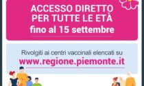 Vaccinazioni, fino al 15 settembre accesso diretto per tutte le fasce d'età