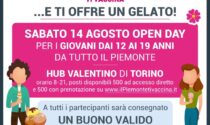"Il Piemonte ti vaccina...e ti offre un gelato". Sabato 14 agosto 2021 nuovo open day al Valentino