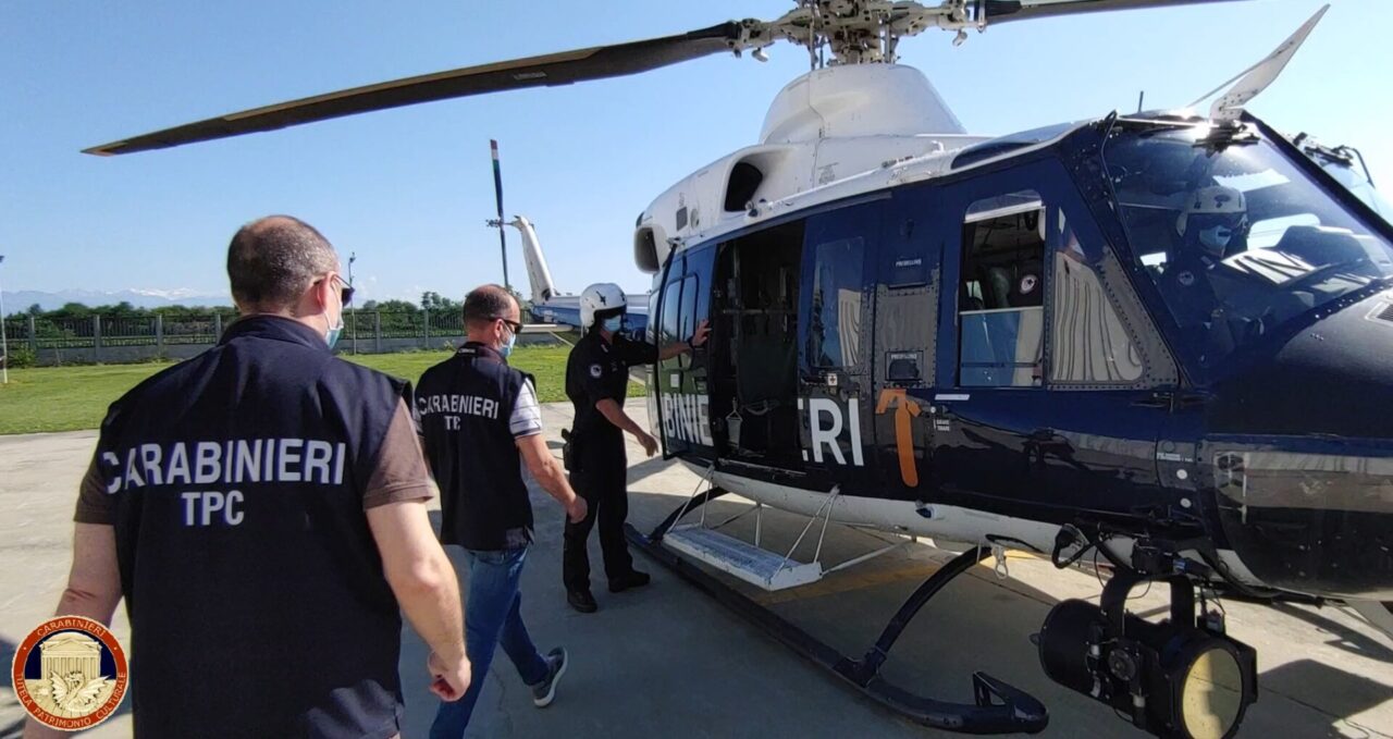 L’Arma dei Carabinieri in sorvolo sui siti Unesco del Piemonte
