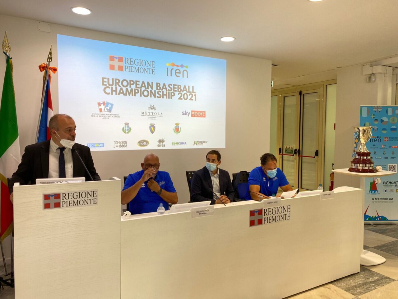 Europei di baseball 2021, presentata la coppa dei Campionati