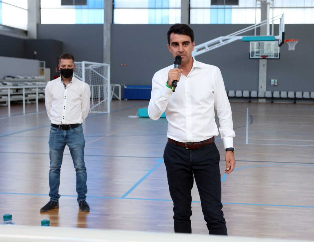 La L84 presenta la serie A nel nuovo palazzetto dello sport di Settimo. Protagonisti d'eccezione il presidente Lorenzo Bonaria e Claudio Marchisio