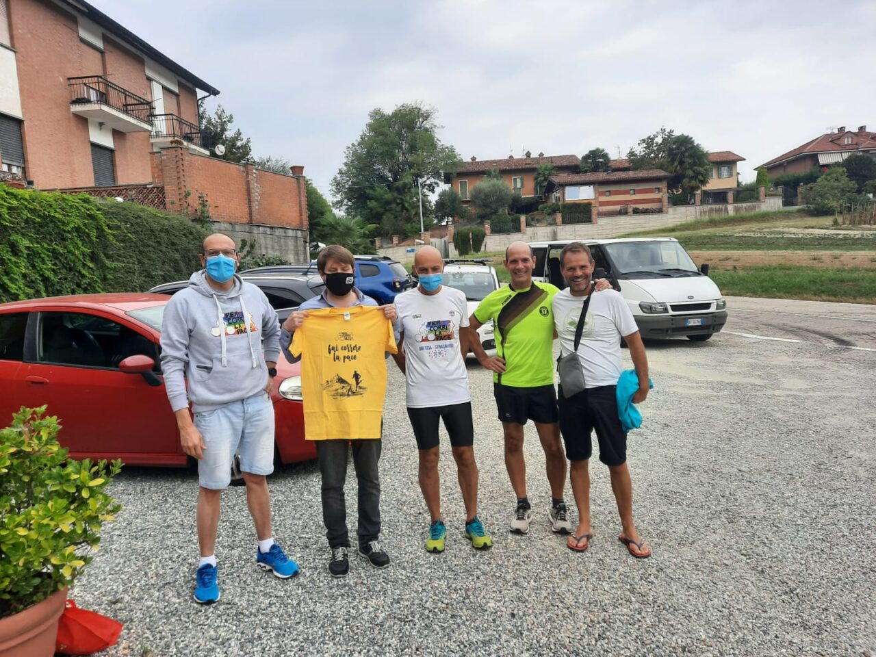 “Corri la pace”, la staffetta delle Acli bresciane è passata anche da Gassino