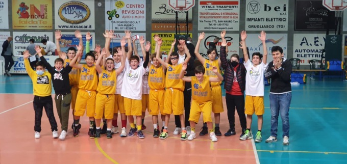 Basket giovanile, bella vittoria per gli under 13 del Tna San Mauro