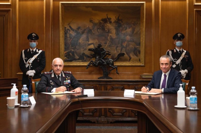 Poste italiane e Carabinieri firmano un protocollo per la sicurezza e la legalità nel lavoro