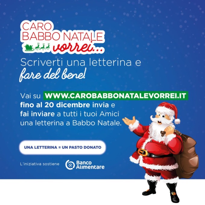«Caro Babbo vorrei…» Scriverti una letterina e fare del bene! Inviate tutti i vostri sogni a www.carobabbonatalevorrei.it