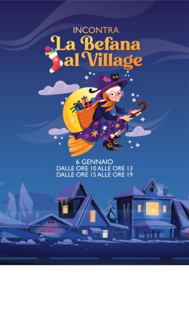 La Befana fa tappa a Torino Outlet Village
