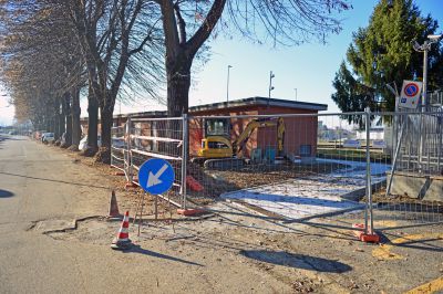 San Mauro, pista ciclabile: tra cantiere e disagi