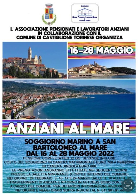 Torna il soggiorno marino per anziani: ecco le iscrizioni
