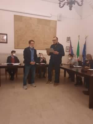 Il campione del mondo di para rowing Alberto Quagliato premiato in Comune