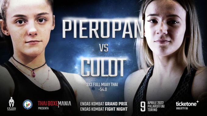 ThaiboxeMania, sabato 9 aprile 2022 il debutto in classe B per Giorgia Pieropan al Pala Ruffini