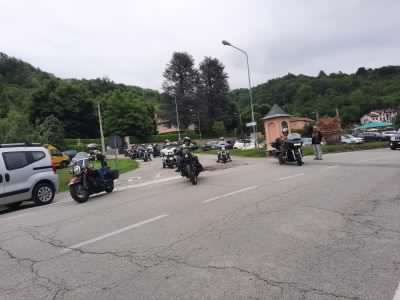 L’omaggio degli Harleysti a Dario Mazzone