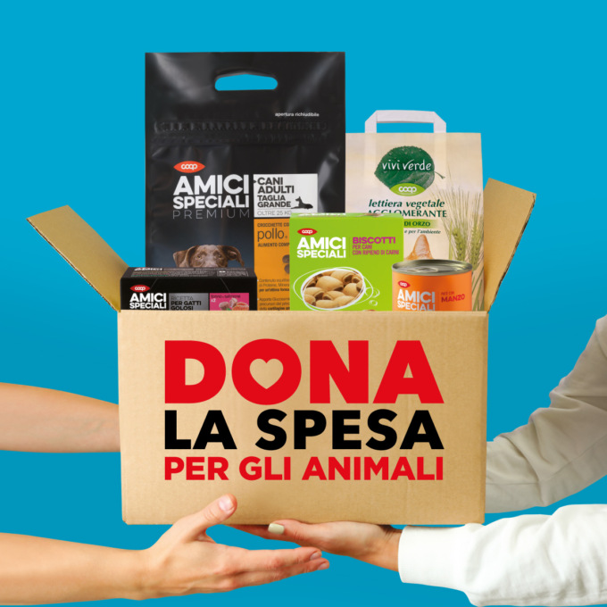 Dona la spesa per gli amici animali